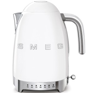 Kettle Smeg White Stainless steel Plastic 2400 W 1,7 L