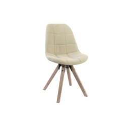 Chaise de Salle à Manger DKD Home Decor Beige Multicouleur 47 x 55 x 85 cm