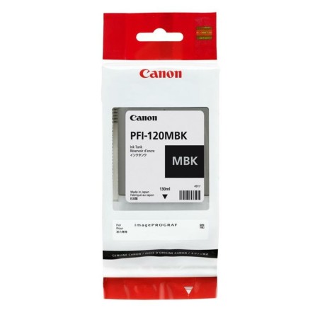 Cartouche d'encre originale Canon PFI-120MBK Noir Noir mat