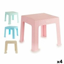 Child's Table Pincello Rattan Yellow Blue Green Pink