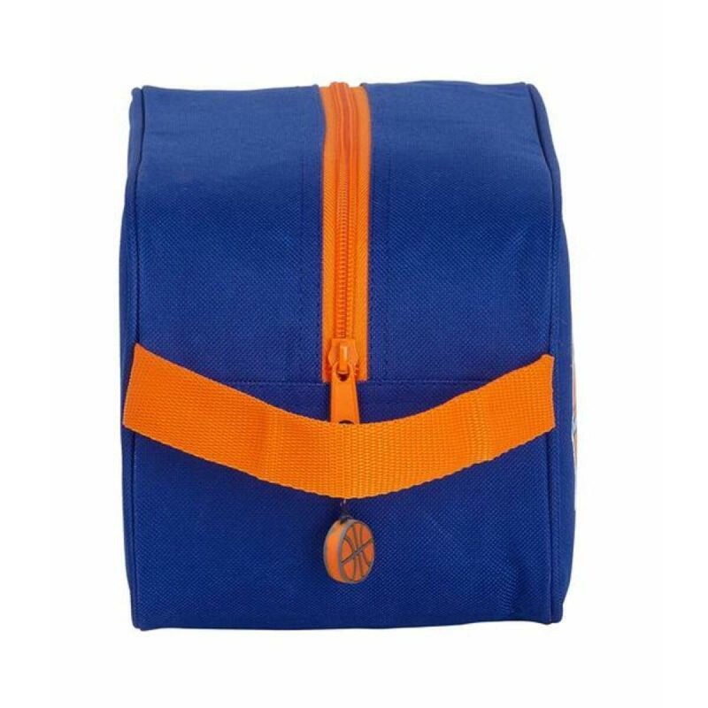 Schuhtasche für die Reise Valencia Basket Blau Orange (29 x 15 x 14 cm)