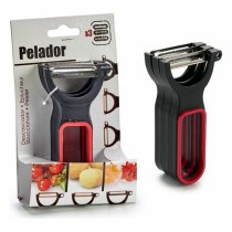 Schäler-Set CK98529 Schwarz Rot Stahl Kautschuk Polypropylen