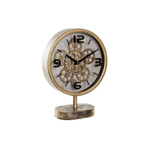 Bordur DKD Home Decor Zahnräder Gold Eisen (3 Stück)