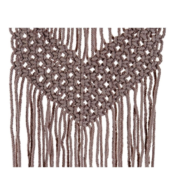 Décoration Suspendue DKD Home Decor Violet Marron Clair Bambou