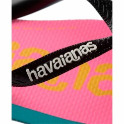 Badelatschen für Frauen Havaianas Top Logomania Blau Rosa