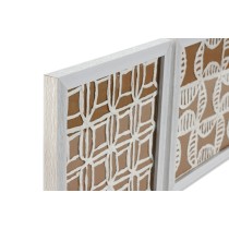 Jeu de 4 tableaux Home ESPRIT Moderne 22 x 2 x 22 cm (4 Pièces)