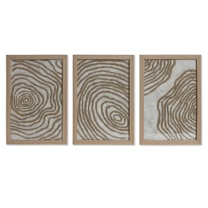 Jeu de 3 tableaux Home ESPRIT Moderne 20 x 2 x 30 cm (3 Pièces)