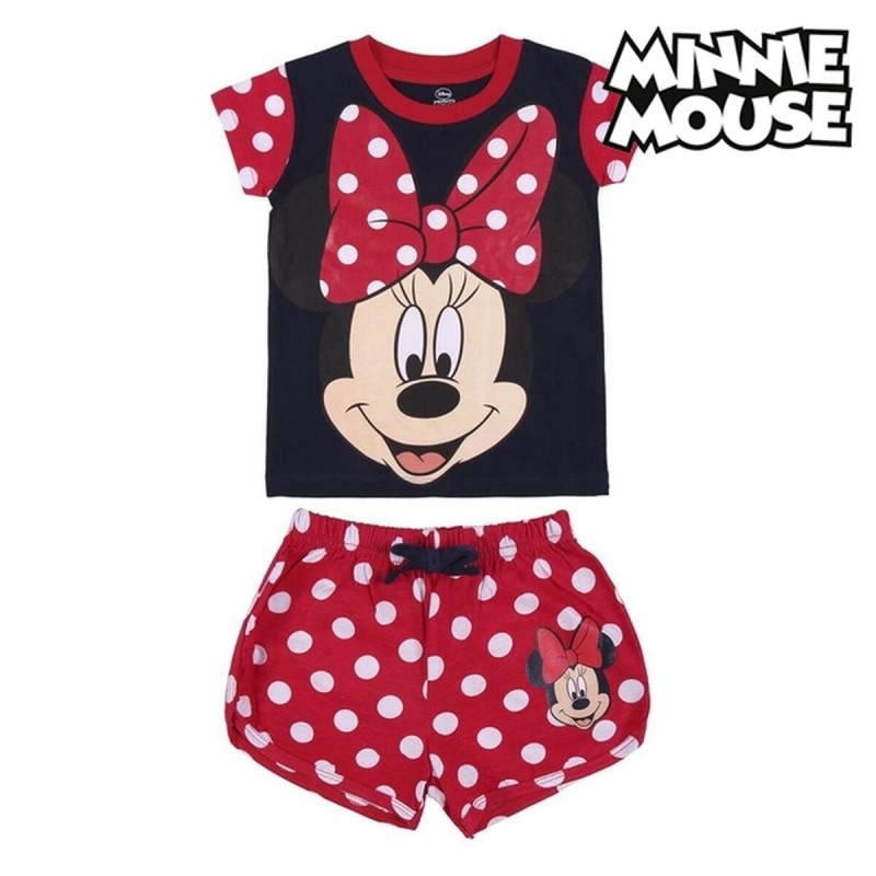 Schlafanzug Für Kinder Minnie Mouse Rot