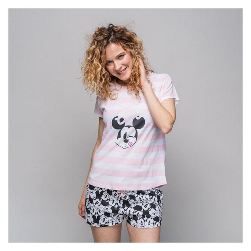 Pyjama Minnie Mouse White (Adults) Lady