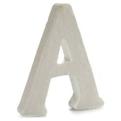 Letter polystyrene White 1 Unit 2 x 23 x 17 cm