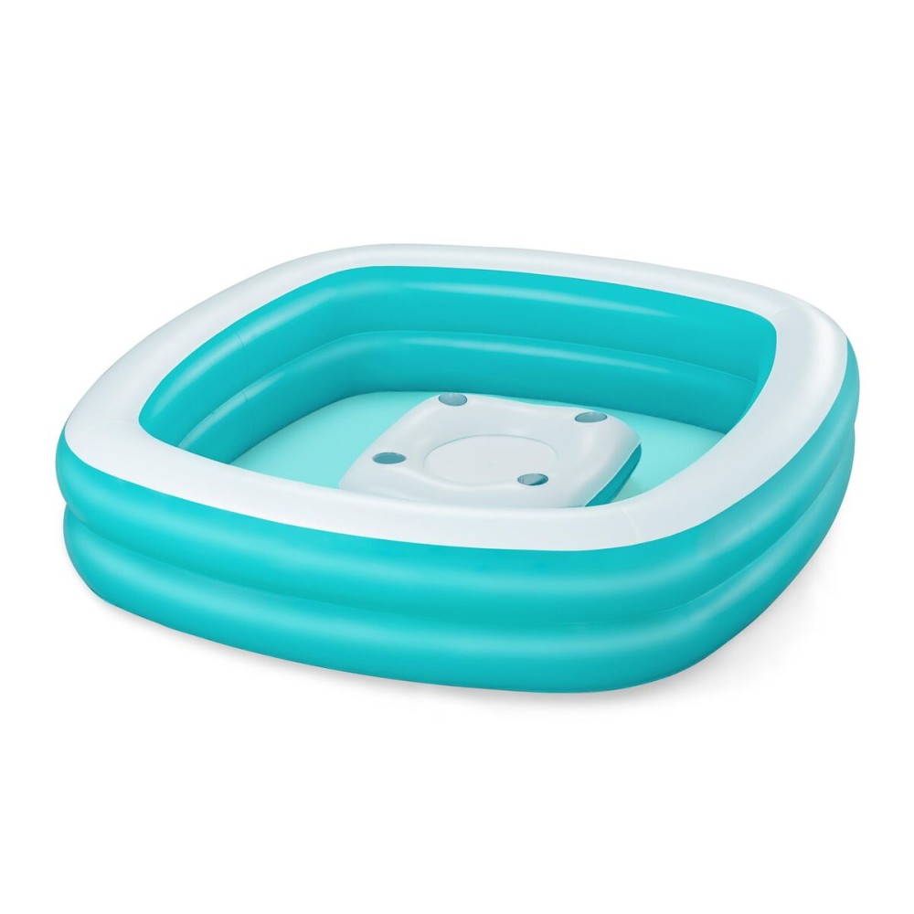 Bestway Aufblasbares Kinderbecken 2 Kammern Family Schwimmtafel 218x218x48 cm +6 Jahre