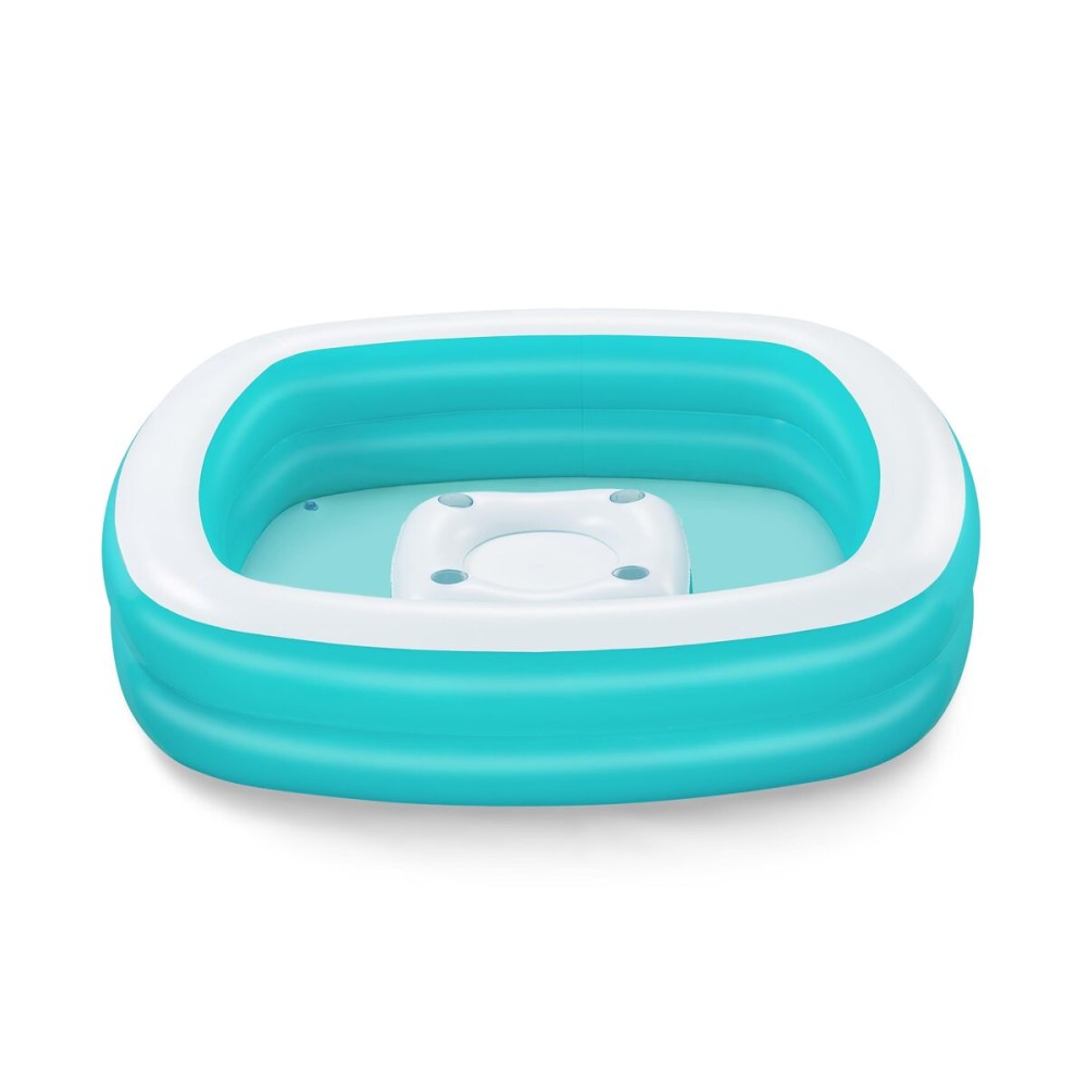 Bestway Inflatable Kids Pool 2 Chambers Family Floating Table 218x218x48 cm +6 Years