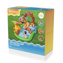 Bestway Aufblasbares Dinosaurier Spielpool 241x140x137 cm +3-6 Jahre Garten 53160