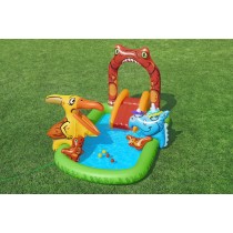 Bestway Aufblasbares Dinosaurier Spielpool 241x140x137 cm +3-6 Jahre Garten 53160