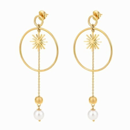 Ladies'Earrings Folli Follie 3E19S130YW (7,3 cm)