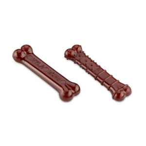 Bone Nylabone Brown Bacon XS 2 Units