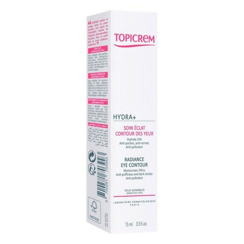 Crème contour des yeux Hydra+ Topicrem (15 ml)