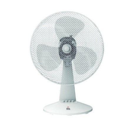 Ventilateur de Bureau Grupo FM SB140 Ø 40 CM 40 W Blanc Multicouleur 40 W