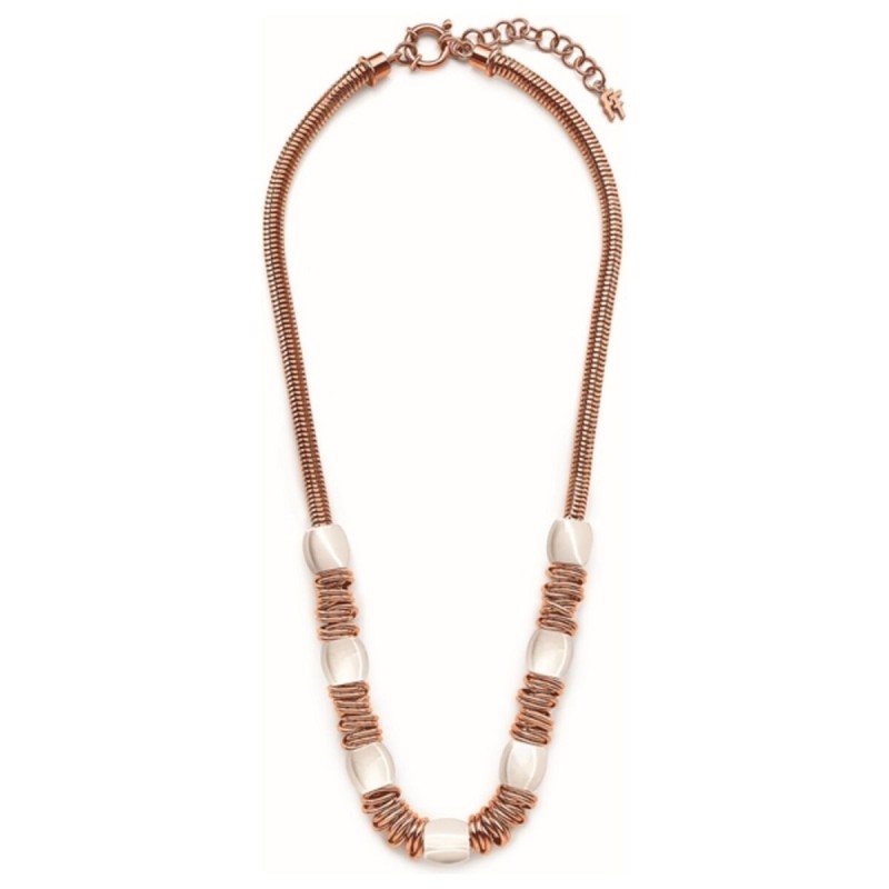 Collier Femme Folli Follie 3N14T050RW_Acero Rosado 45 cm