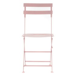 Tisch-Set mit 2 Stühlen DKD Home Decor MB-177410 Rosa 60 x 60 x 75 cm (3 pcs)