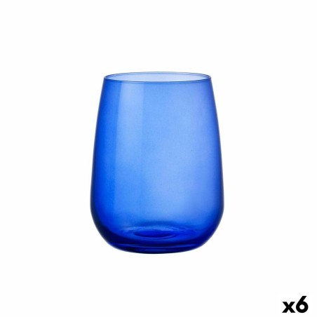 Glass Bormioli Rocco Restaurant Cobalto Blue Glass (430 ml) (6 Units)