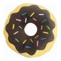 Kuscheltier für Hunde Gloria 3 x 5 x 14 cm Schokolade Donut Braun
