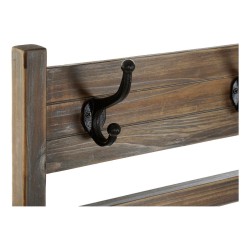 Coat rack DKD Home Decor Wood Metal (46 x 9 x 1 cm)