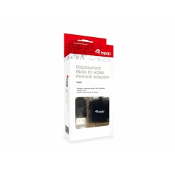 DisplayPort to HDMI Adapter Equip 133438 Black 20 cm