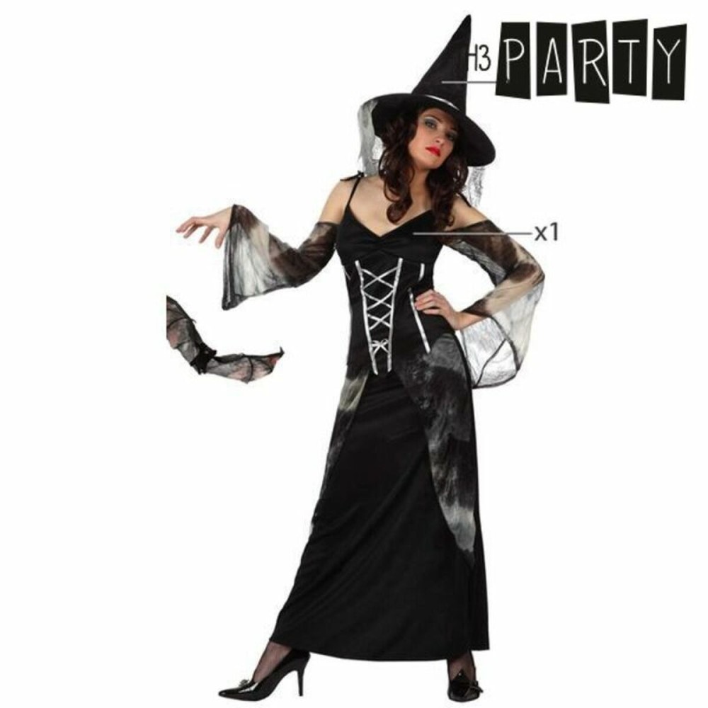 Costume for Adults Th3 Party Black (2 Pieces)