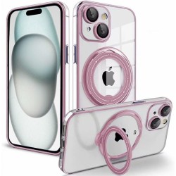 Protection pour téléphone portable Cool iPhone 15 Rose Apple