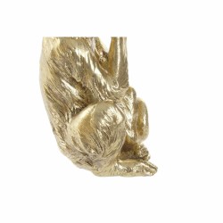 Decorative Figure DKD Home Decor Golden Resin Colonial Monkey 13 x 11 x 19,5 cm (3 Pieces)