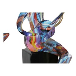 Decorative Figure DKD Home Decor RF-181549 31 x 18 x 51,5 cm Black Resin Multicolour Music