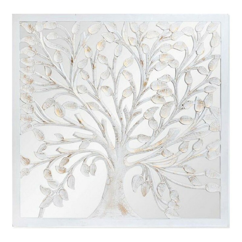 Figurine Décorative DKD Home Decor Arbre Verre Bois MDF (120 x 3.5 x 120 cm)