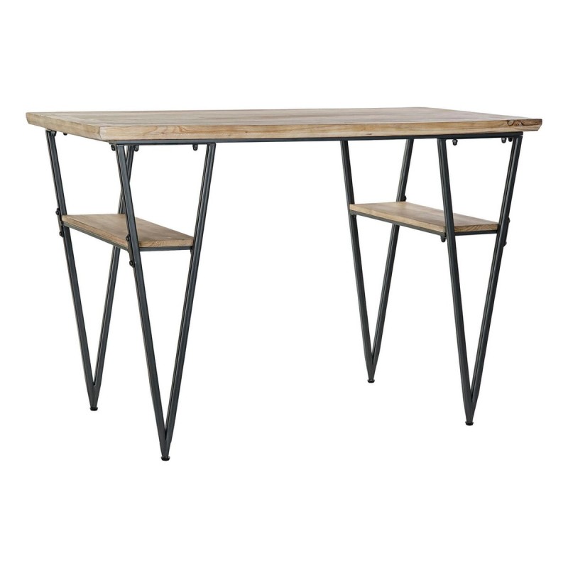 Desk DKD Home Decor Black Metal Fir (120 x 60 x 81 cm)