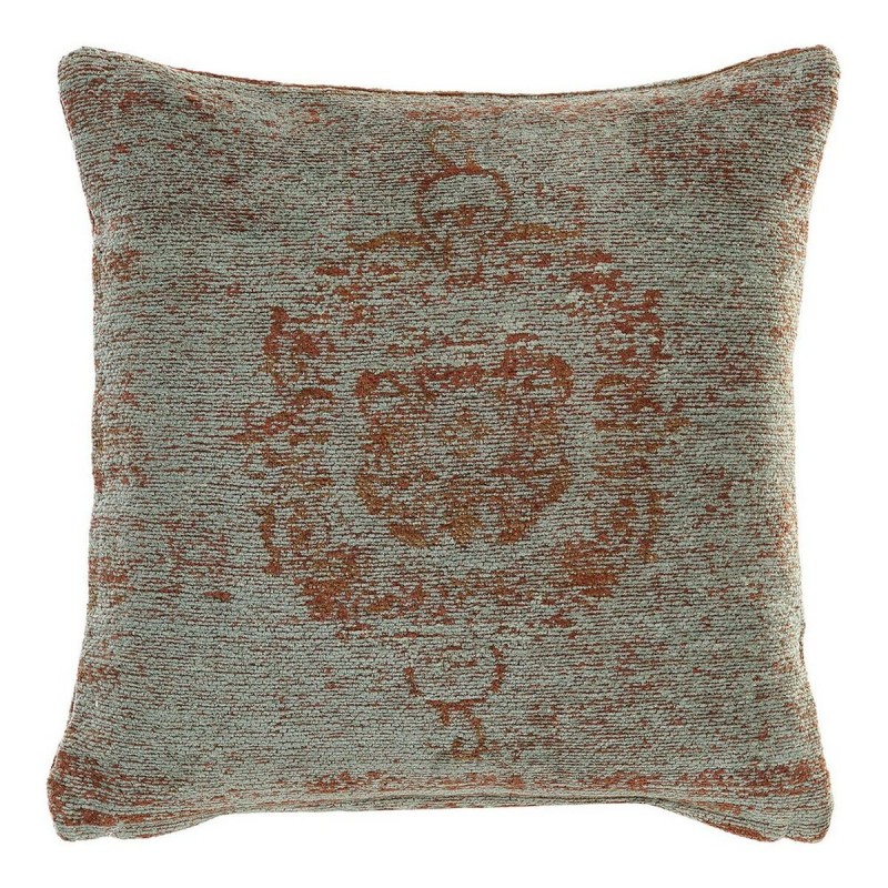 Cushion DKD Home Decor 8424001832521 Green Light brown Squared Arab 45 x 12 x 45 cm