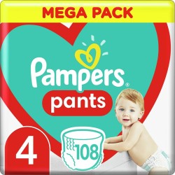 Disposable nappies Pampers Pants 4 (108 Units)