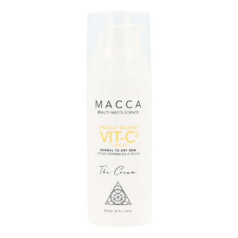 Aufhellende Creme Absolut Radiant VIT-C3 Macca Trockene Haut Spf 15 (50 ml)