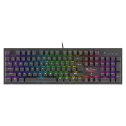 Gaming Tastatur Genesis NKG-1721 RGB Schwarz Qwerty Spanisch