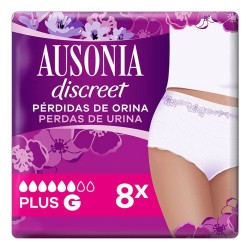 Incontinence Sanitary Pad Ausonia Discreet Large (8 uds)