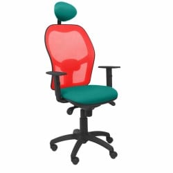 Chaise de Bureau avec Appui-tête Jorquera P&C BALI39C Turquoise