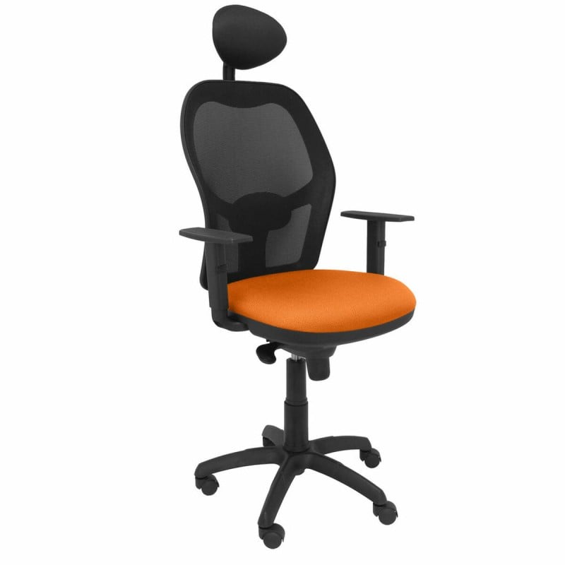 Bürostuhl mit Kopfstütze Jorquera P&C ALI308C Orange