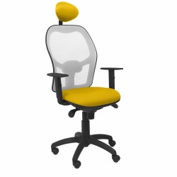 Chaise de Bureau avec Appui-tête Jorquera P&C ALI100C Jaune