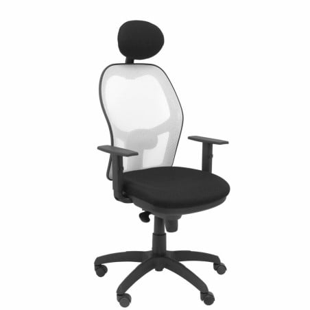 Chaise de Bureau avec Appui-tête Jorquera P&C ALI840C Noir