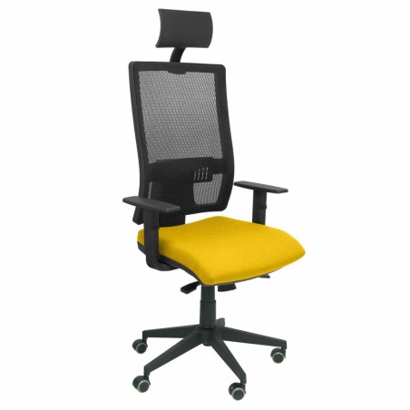 Chaise de Bureau avec Appui-tête Horna bali P&C BALI100 Jaune