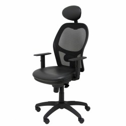 Office Chair with Headrest Jorquera similpiel P&C SNSPNEC Black