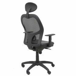 Office Chair with Headrest Jorquera similpiel P&C SNSPNEC Black