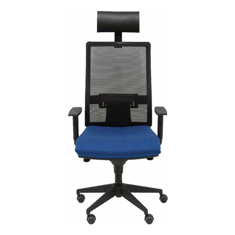 Office Chair with Headrest Horna  P&C BALI200 Navy Blue