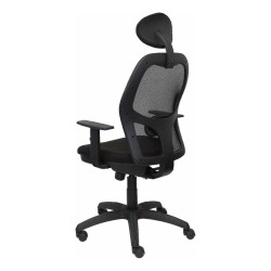 Chaise de Bureau avec Appui-tête Jorquera  P&C I840CTK Noir