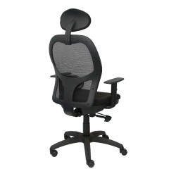 Chaise de Bureau avec Appui-tête Jorquera  P&C I840CTK Noir