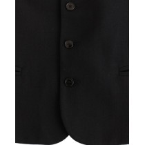 Costume National Elegante Schwarze Wollmischung Casual Weste